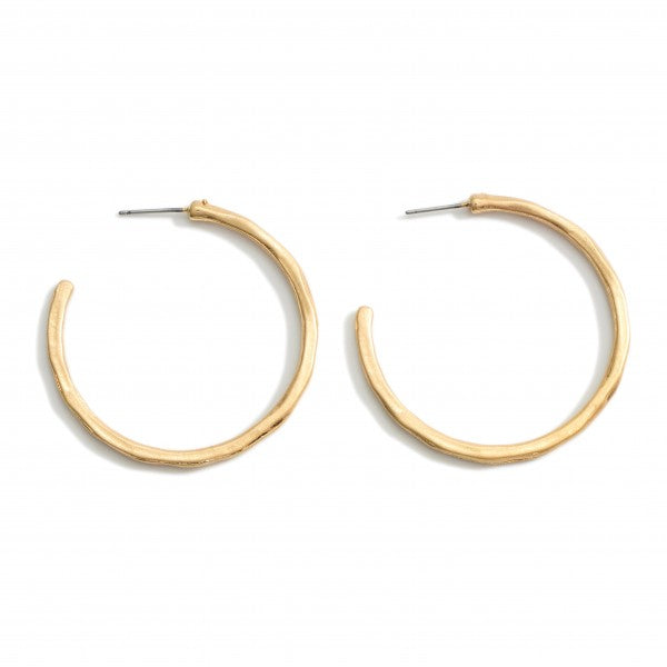 Hold Hammered Hoops