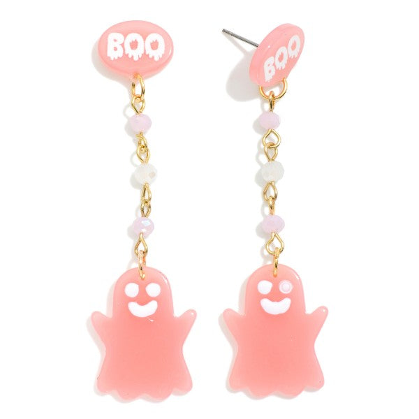 Ghost drop earrings