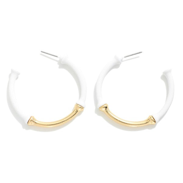 Matte White Earring